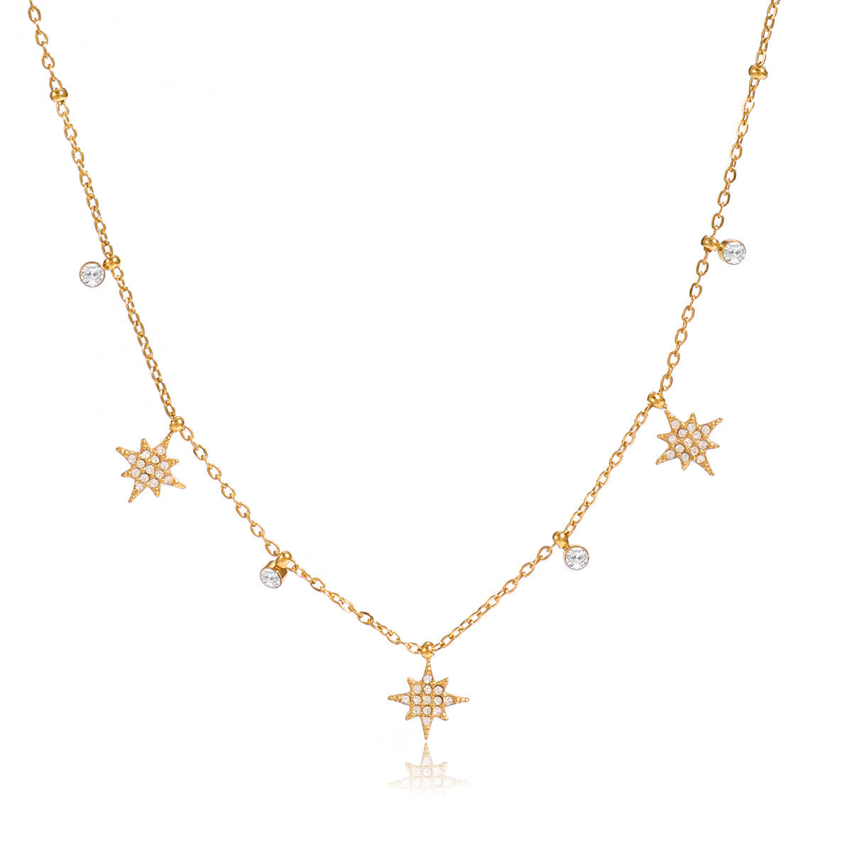 Buy 18kt gold plated necklace for womens 