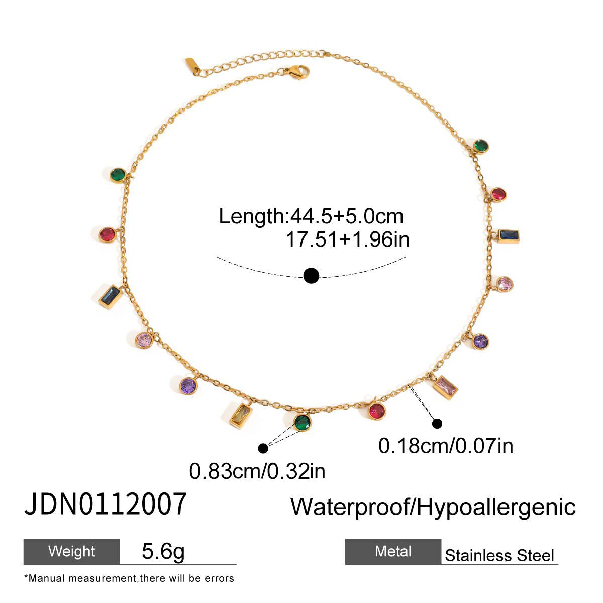 Zia Multi Color Necklace