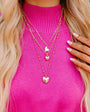 Triple Layered Heart Necklace