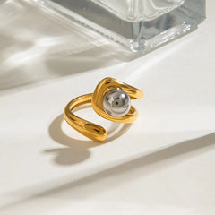 Orb Halo Resizable Ring