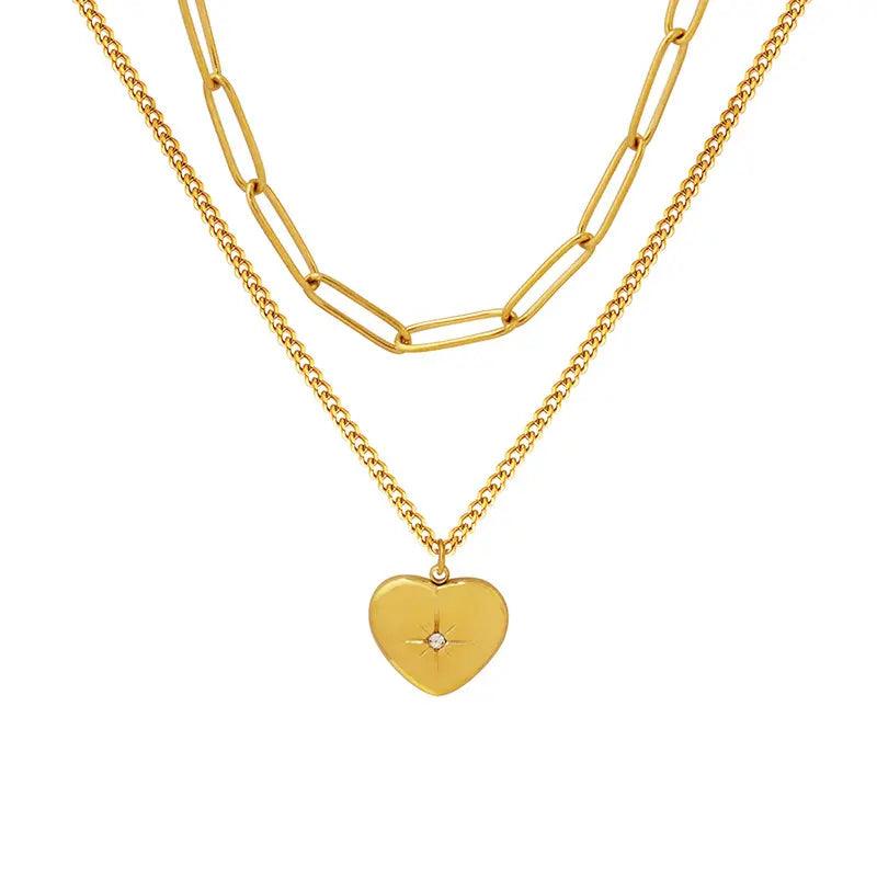 Hearty Layered Necklace