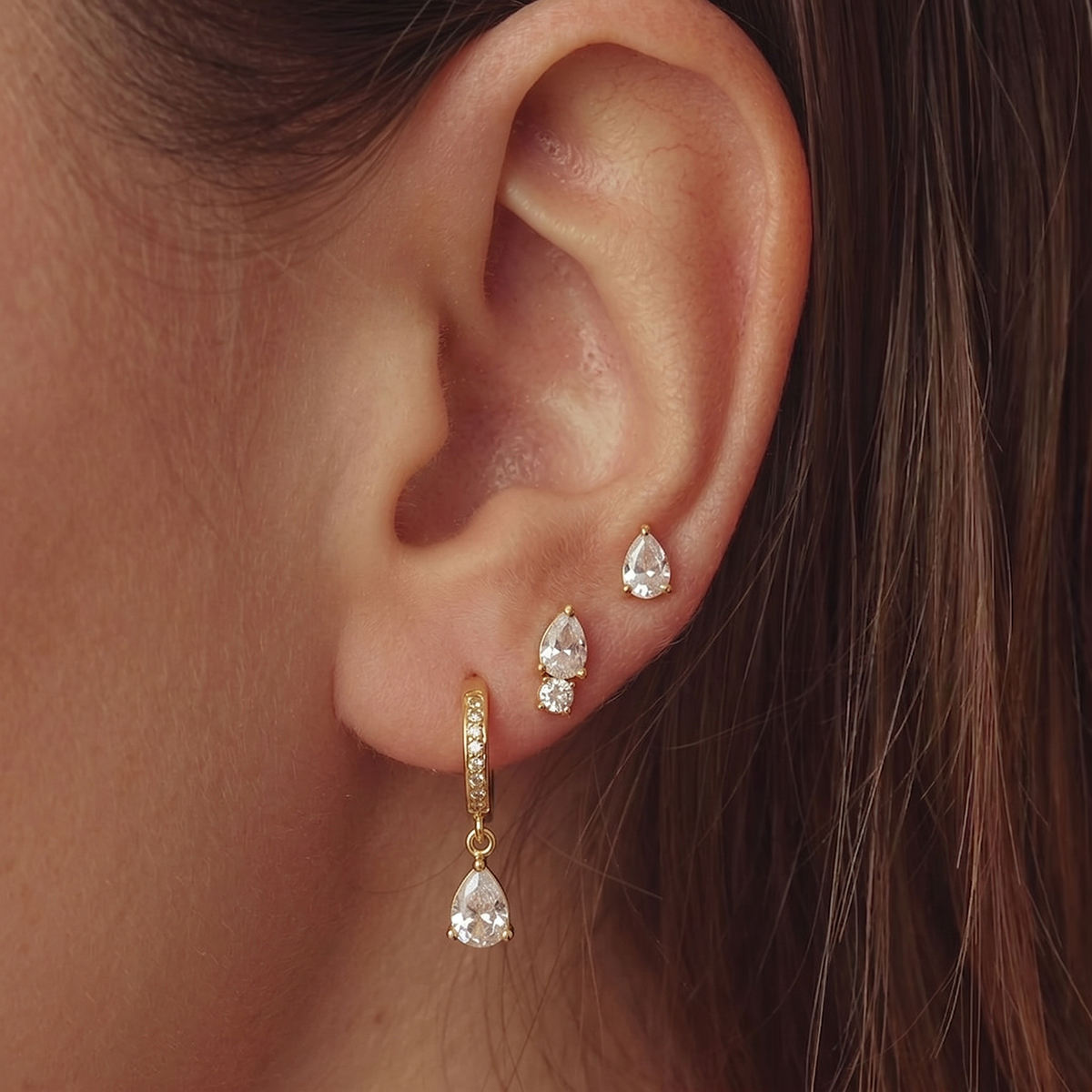 3 Earring Set - Luxe Drop