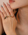 Buy statement rings in gold