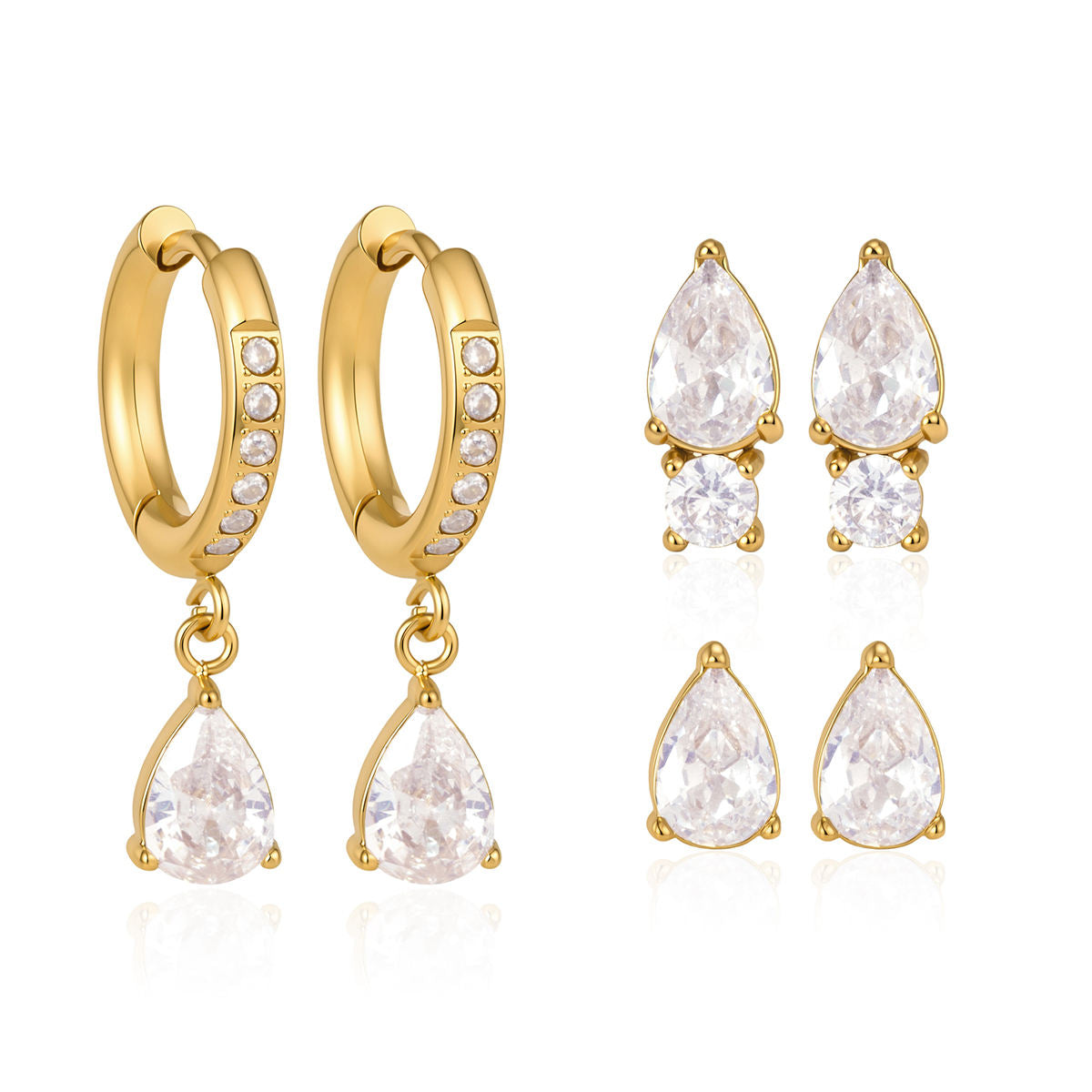 3 Earring Set - Luxe Drop