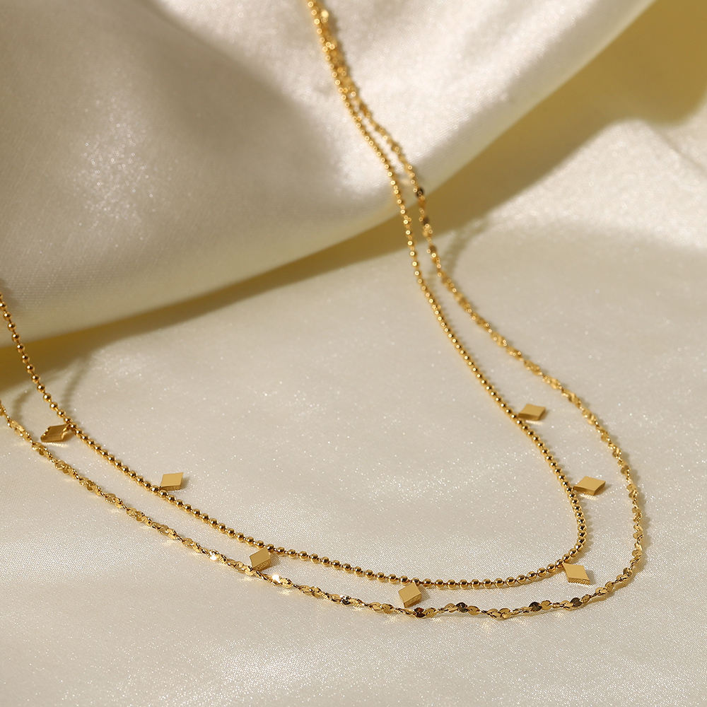 Zia Layered Charms Necklace