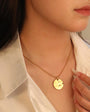 Circle Lava Necklace