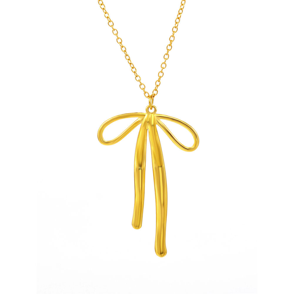 Elegant Bow Necklace