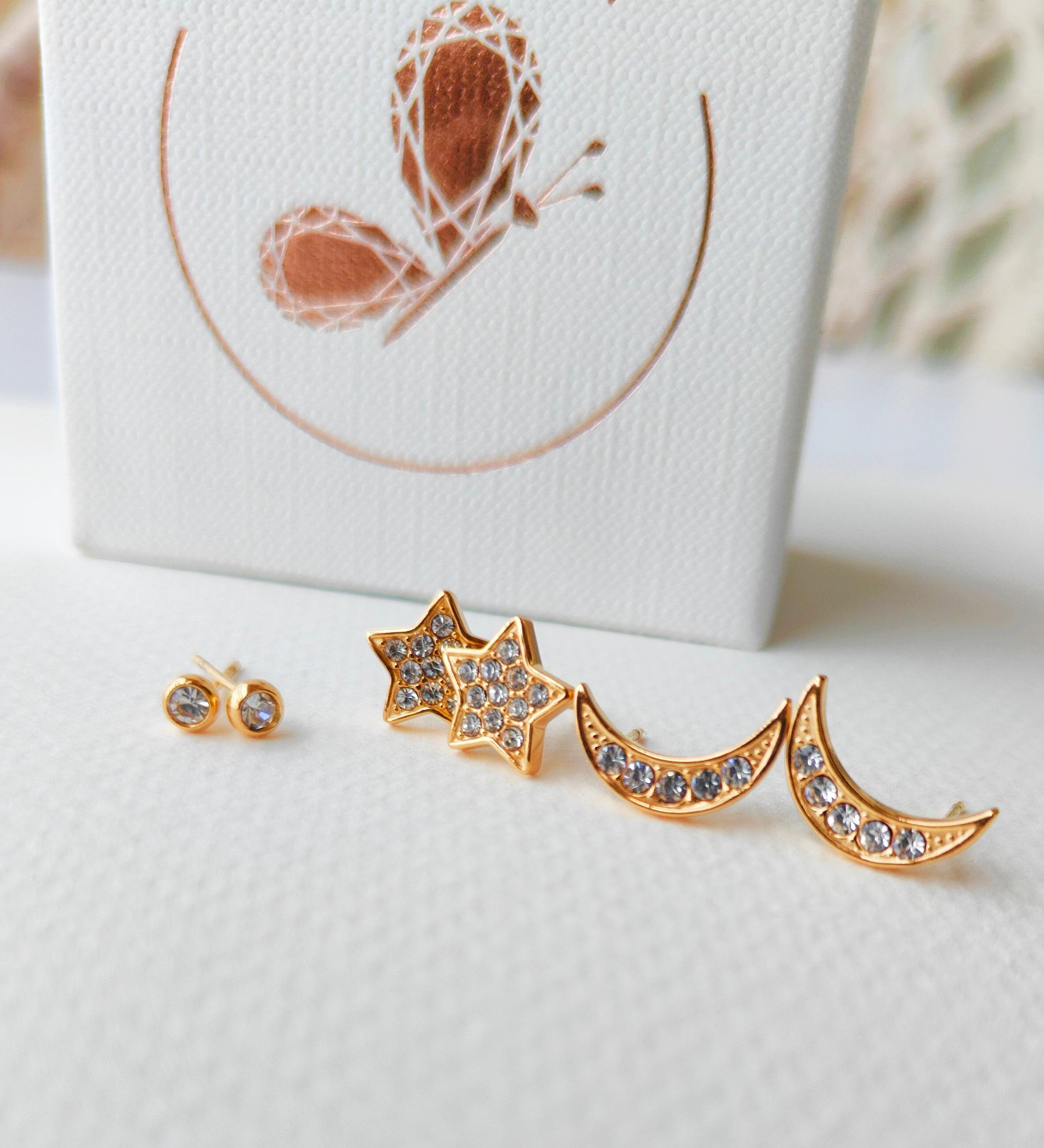 3 Earring Set - Celestial