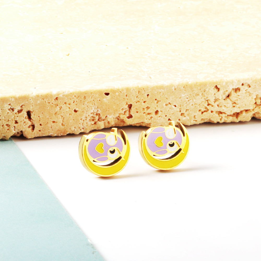 Cute Owl Stud Earring