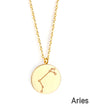 Engravable Zodiac Star Necklace - G