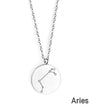 Engravable Zodiac Star Necklace - S