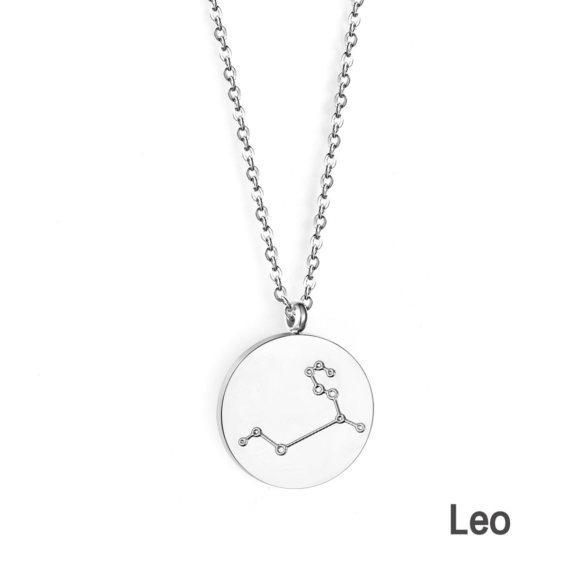 Engravable Zodiac Star Necklace - S