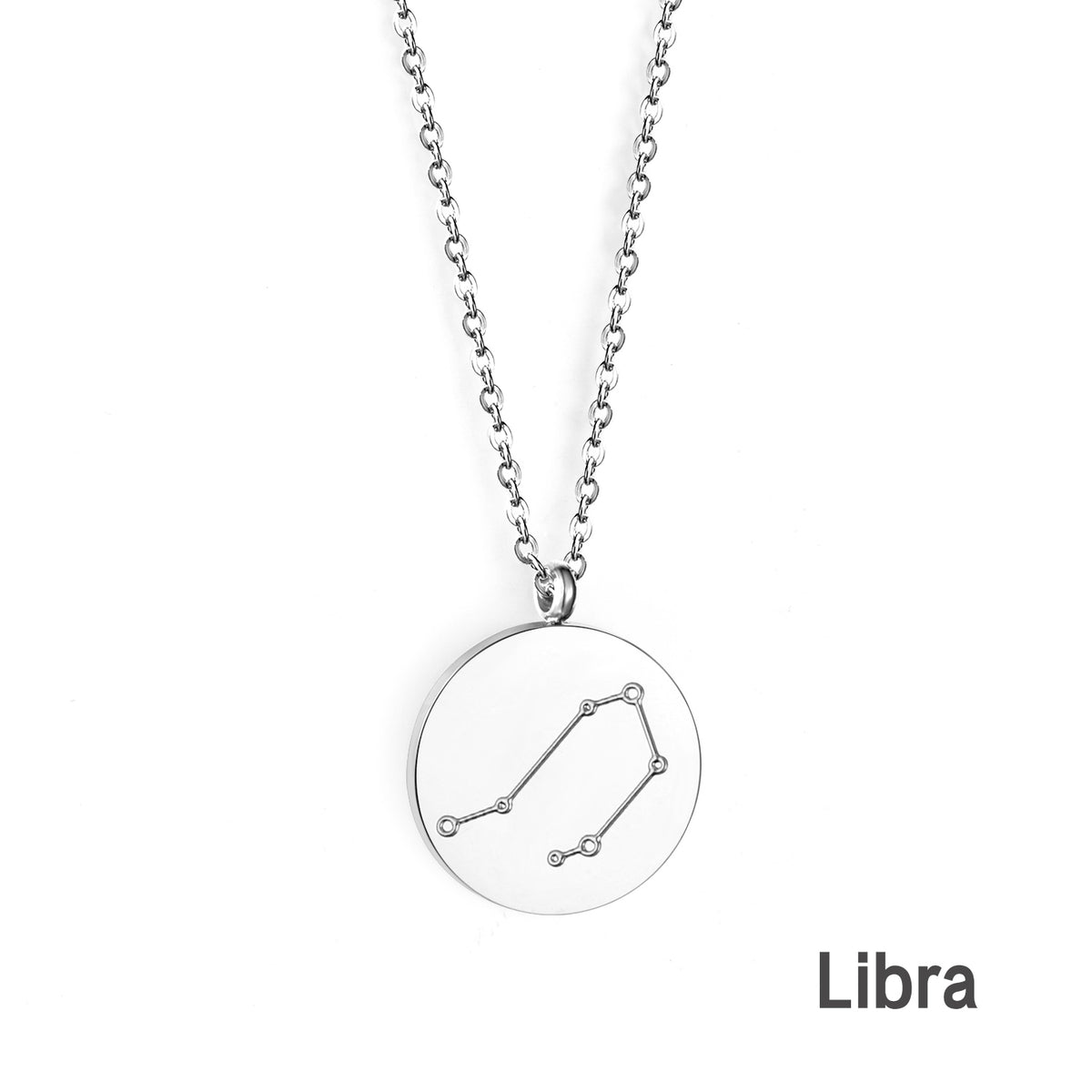 Engravable Zodiac Star Necklace - S