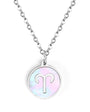 Engravable Zodiac Necklace - Silver