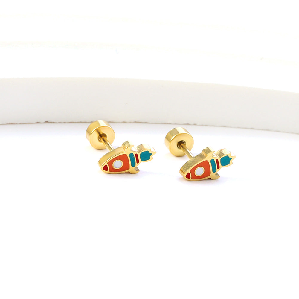 Rocket Stud Earring