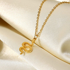 Snake Pendant Necklace