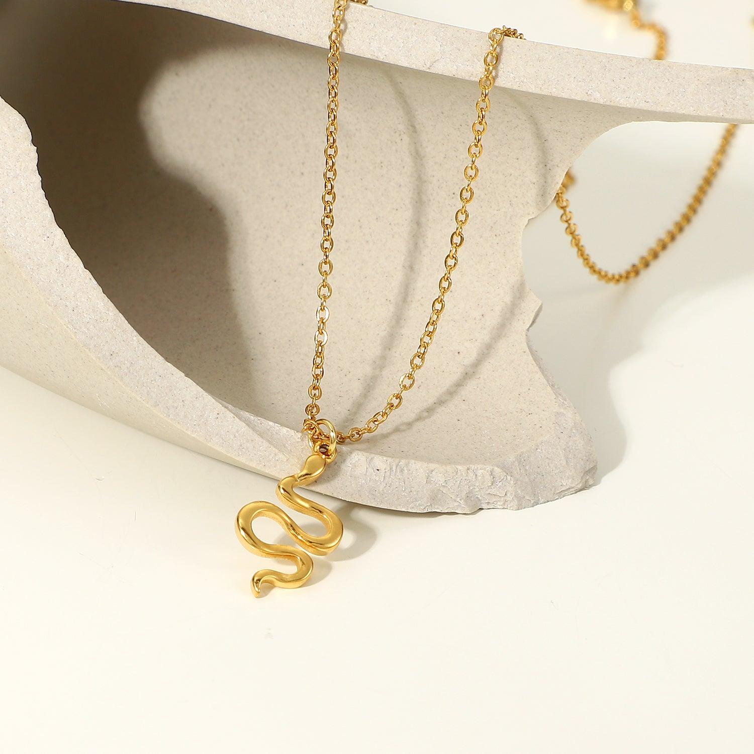 Snake Pendant Necklace