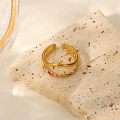 Ahaana Layered Resizable Ring