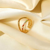 Ahaana Layered Resizable Ring