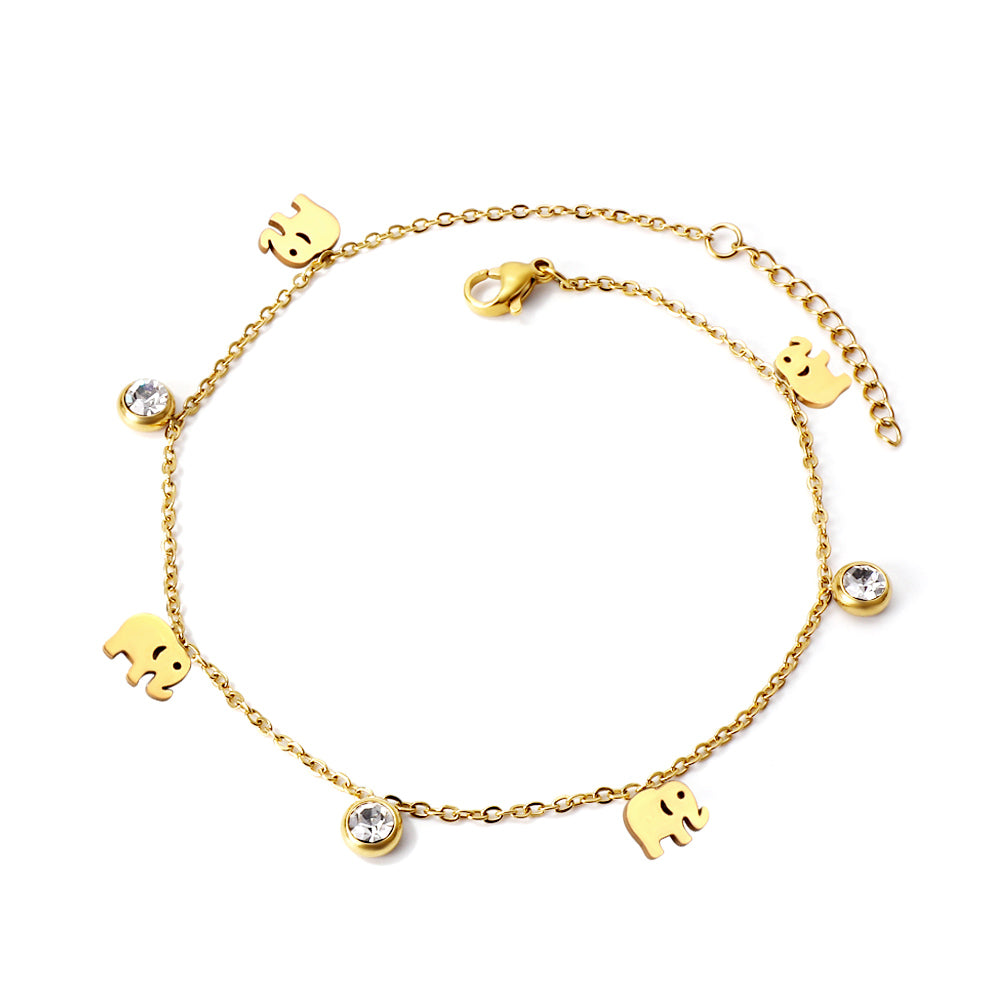 Zia Elephant Zirconia Bracelet
