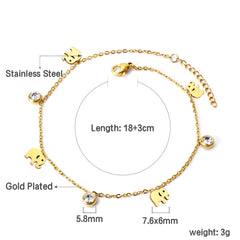 Zia Elephant Zirconia Bracelet