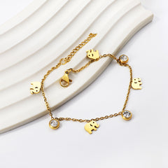 Zia Elephant Zirconia Bracelet