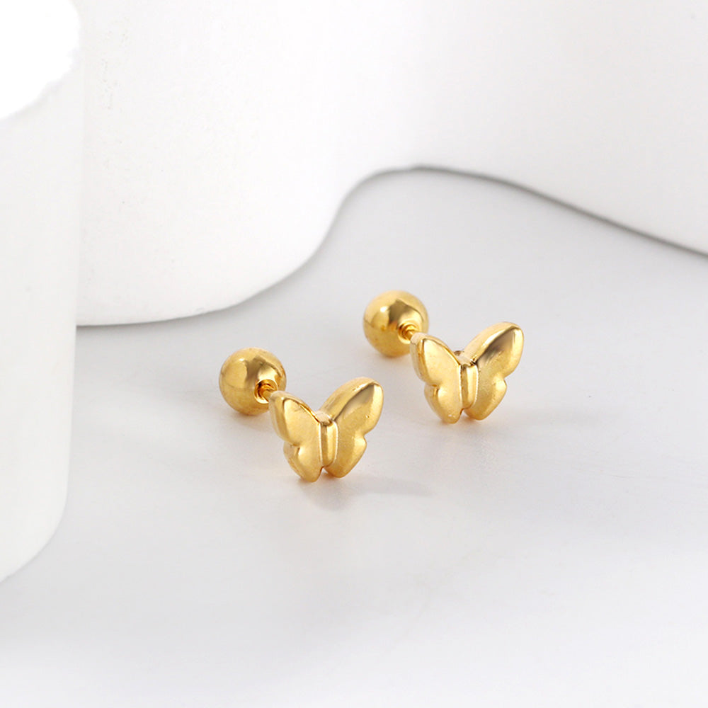 Mini Butterfly Stud Earring