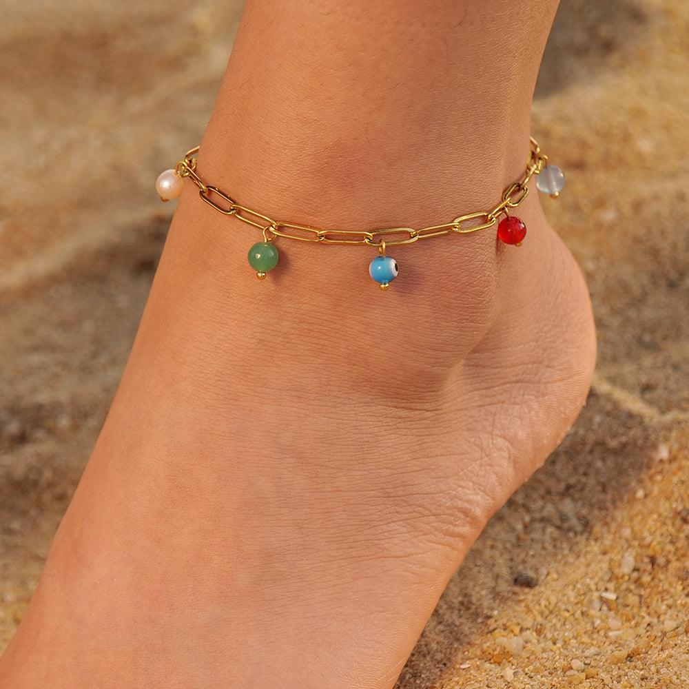 Evil Eye Charms Anklet