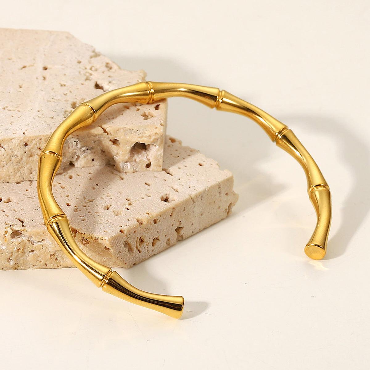 Bamboo Open Kada Bracelet