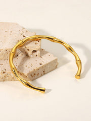 Bamboo Open Kada Bracelet