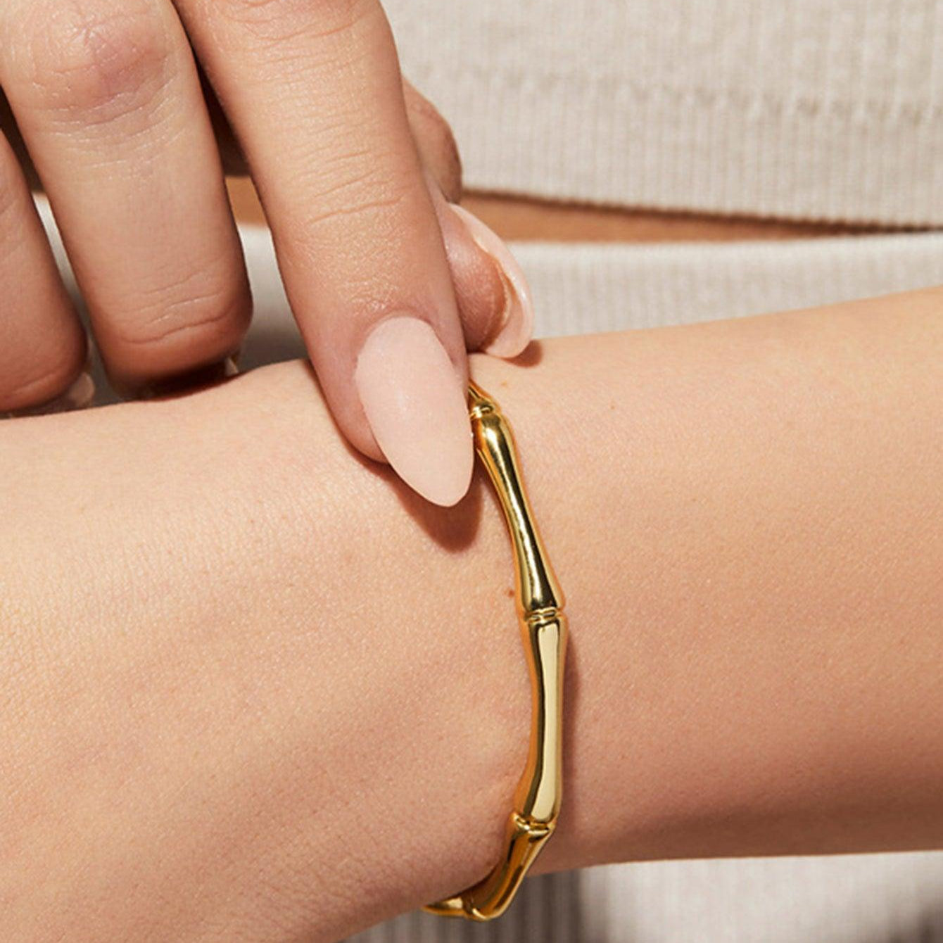 Bamboo Open Kada Bracelet