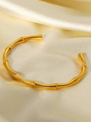 Bamboo Open Kada Bracelet