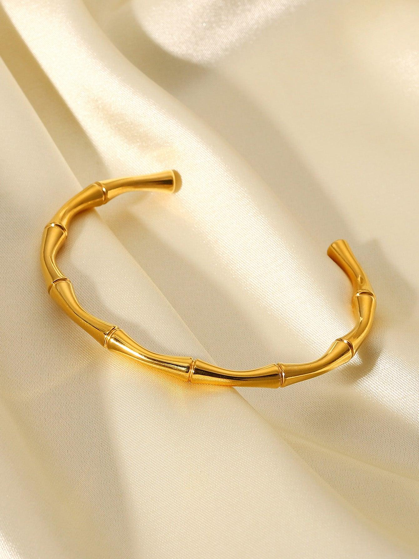 Bamboo Open Kada Bracelet