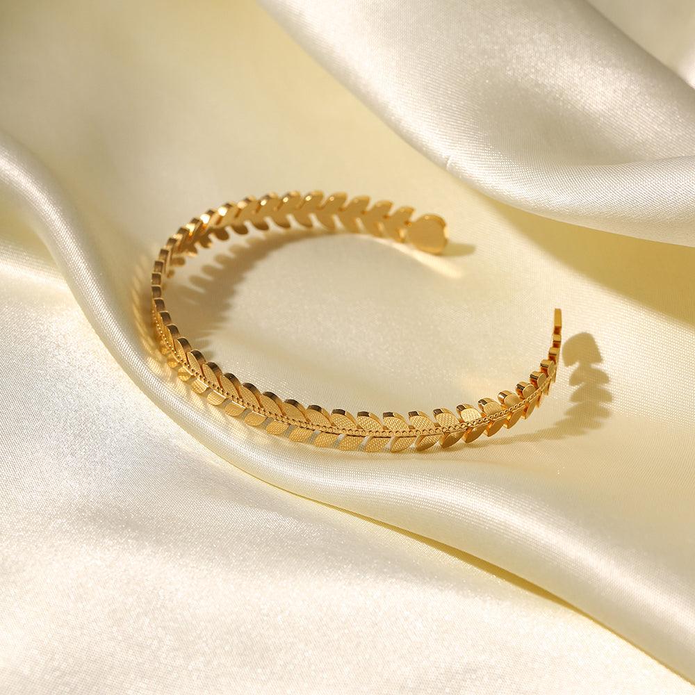 Leafy Shiny Kada Bangle