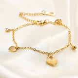 Hanging Heart Dainty Bracelet