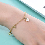 Hanging Heart Dainty Bracelet