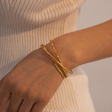 Criss Cross Signature Bangle Kada