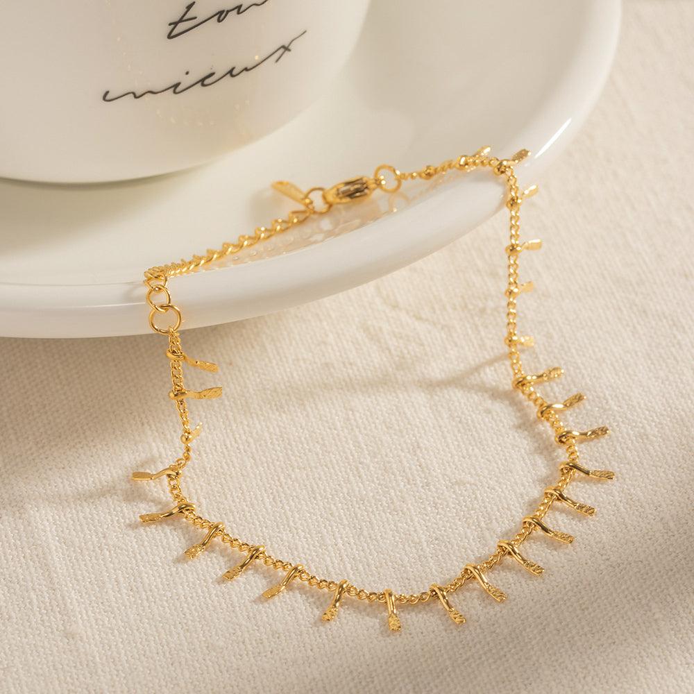 Tassel Spine Dainty Bracelet