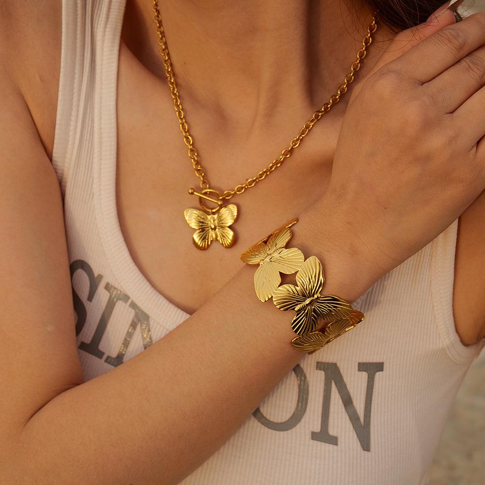 Butterfly Statement Bangle