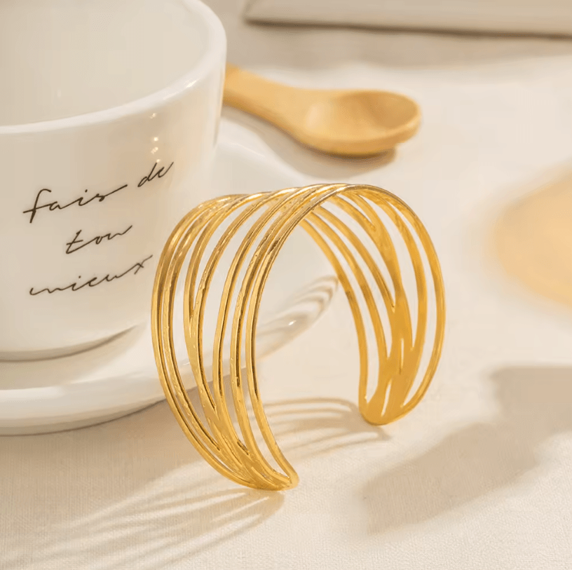 Multi Layered Hollow Kada Bangle