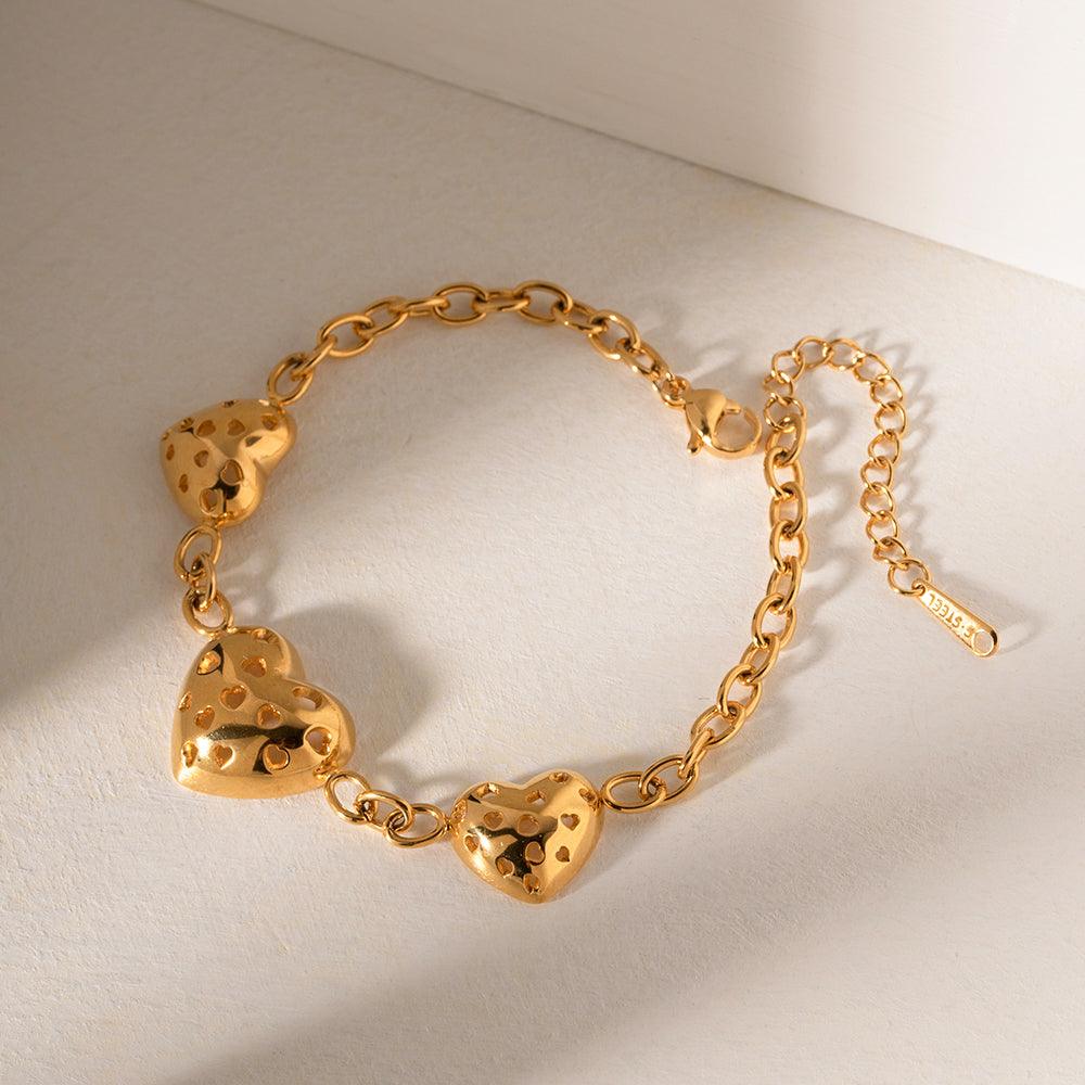 Statement Heart Bracelet