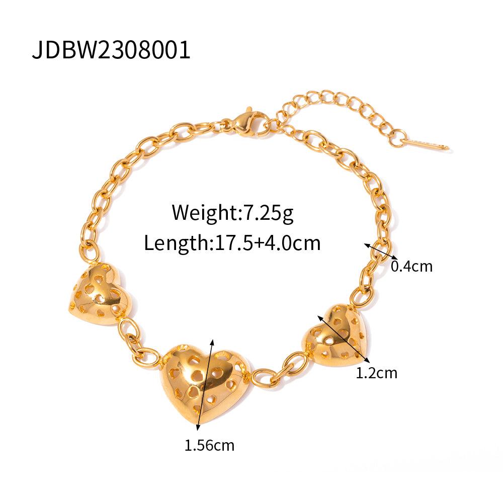 Statement Heart Bracelet