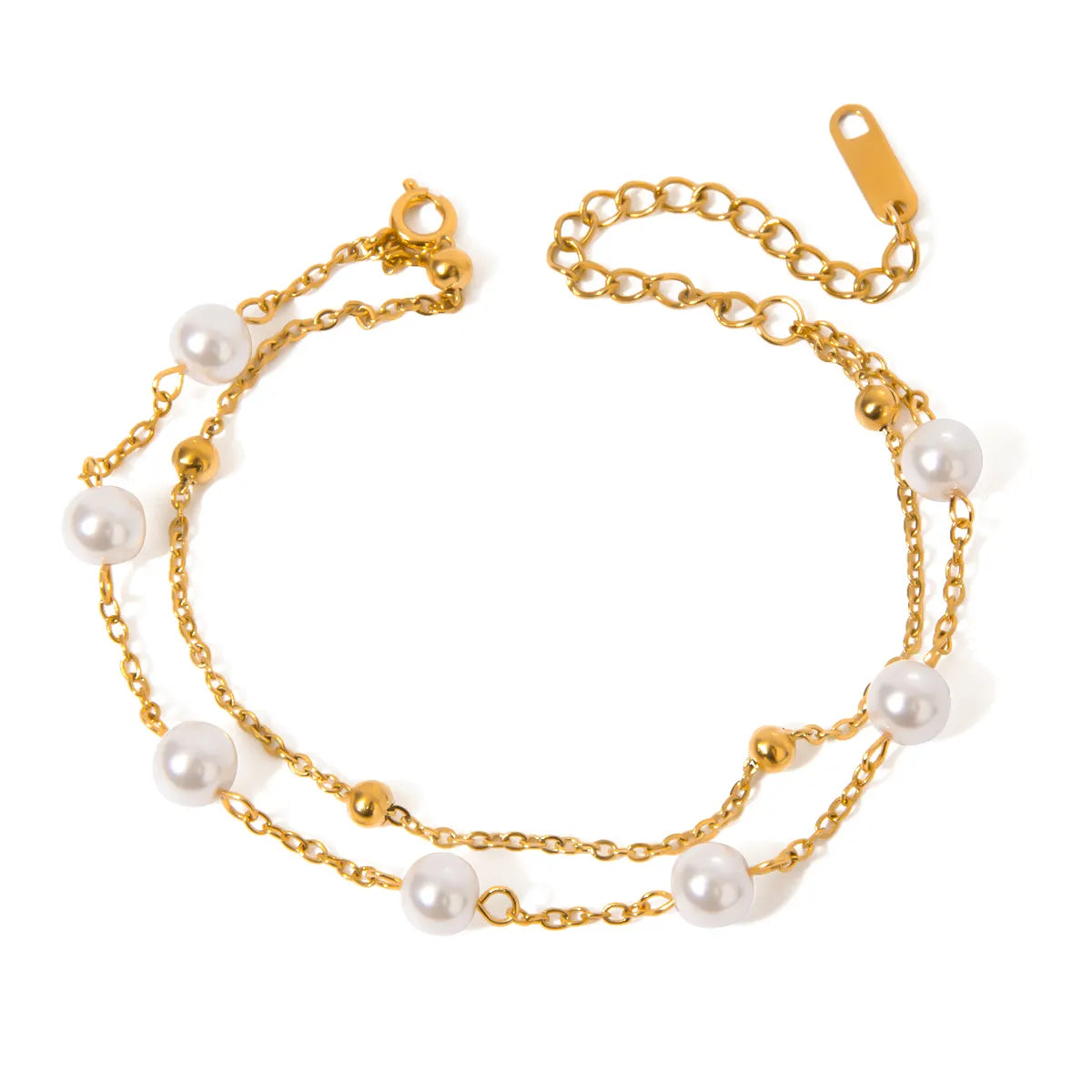 Pearl Layered Bracelet & Necklace