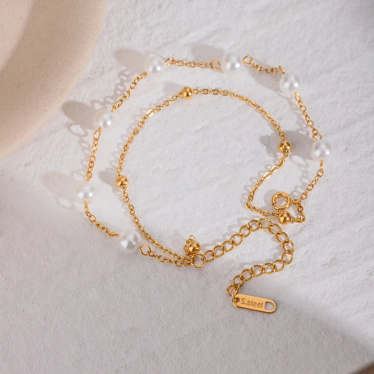 Pearl Layered Bracelet & Necklace