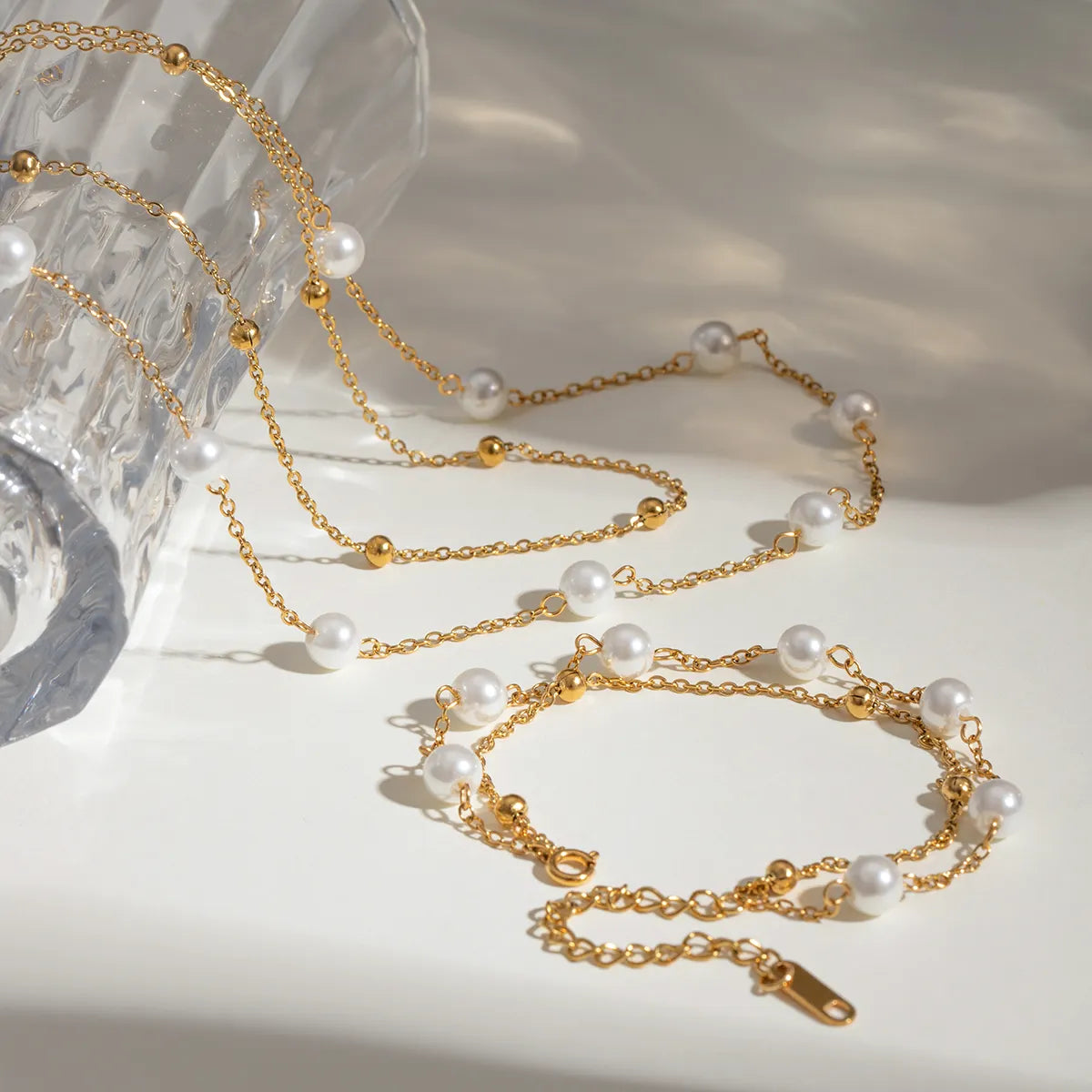 Pearl Layered Bracelet / Necklace