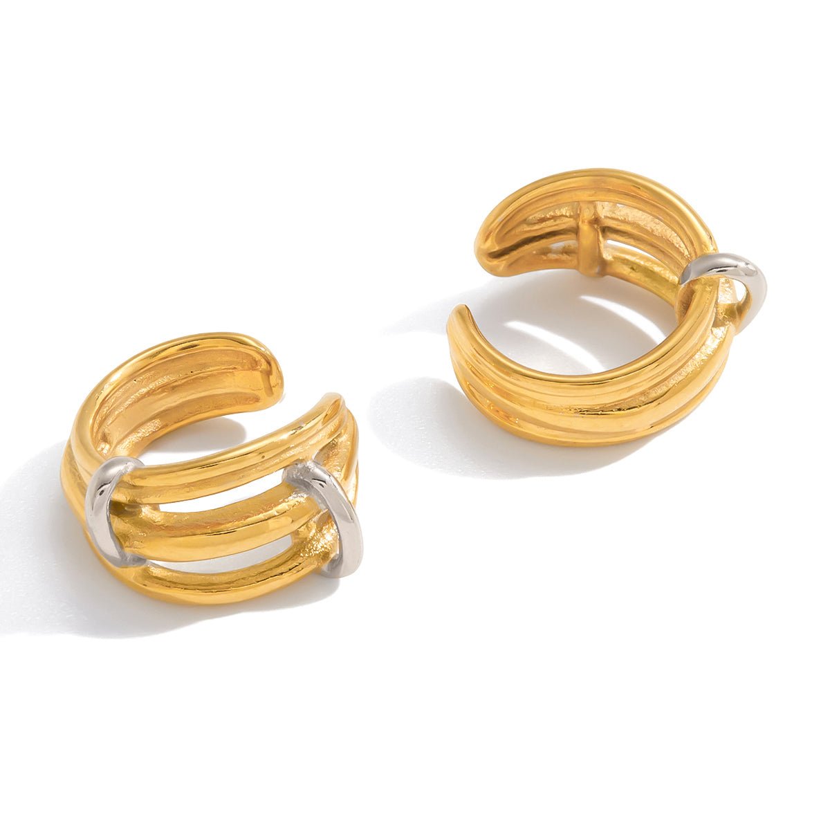 Layered Loop Ear Cuff Earring