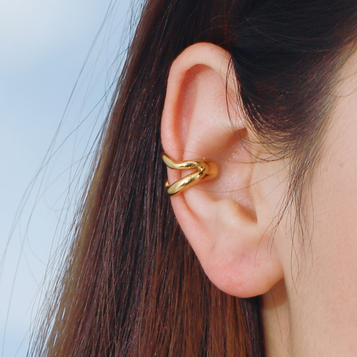 Sculpt Wrap Ear Cuff Earring