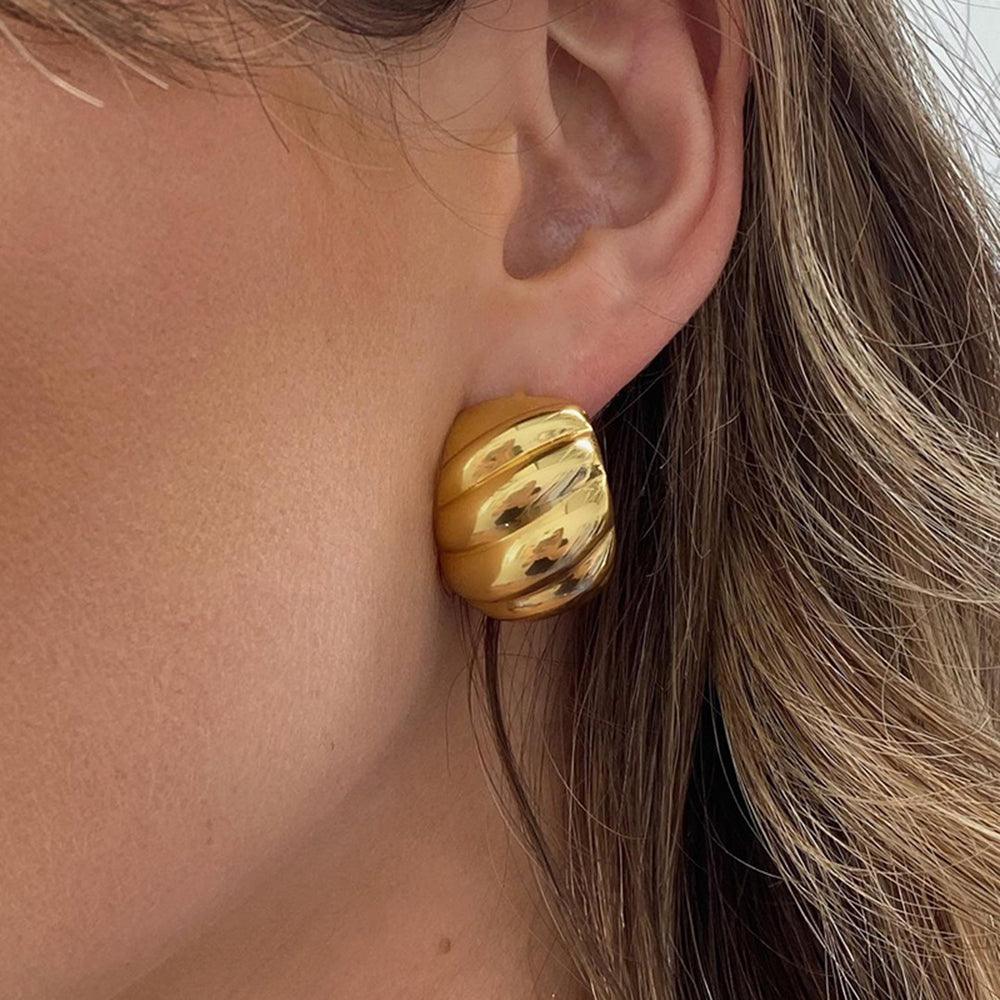 Croissant Hoop Earring