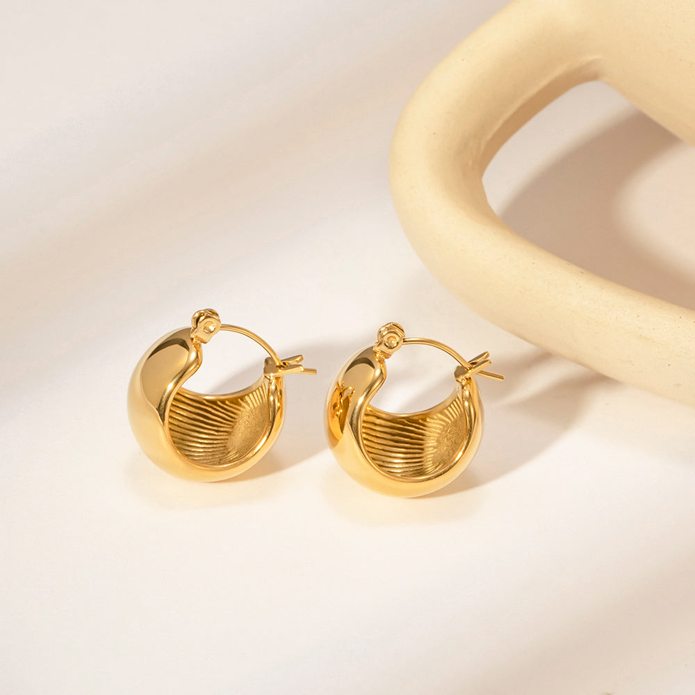 Globe Hoop Earring