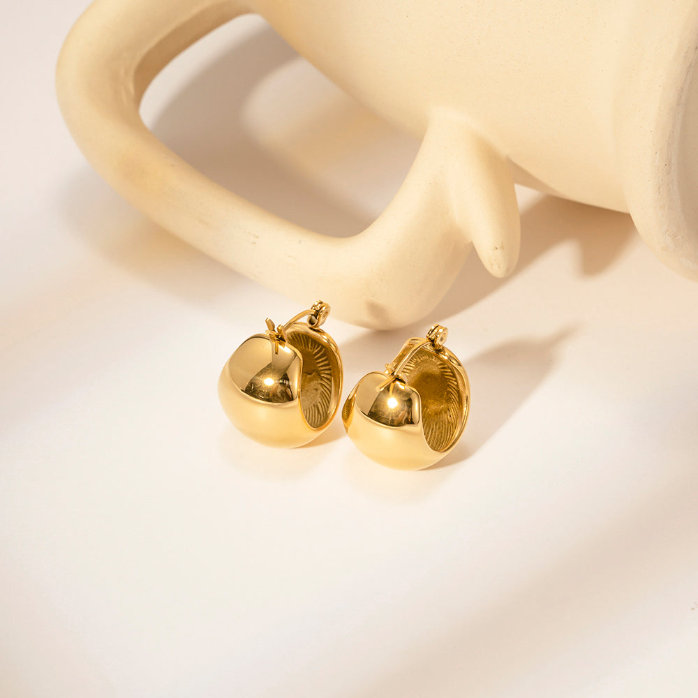 Globe Hoop Earring